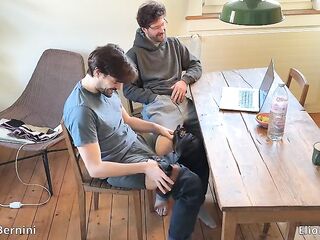 I show my homo ally str8 porn, that guy was greater amount interested in me!