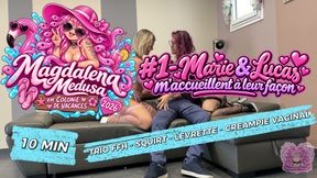 TRIO MAGDA MARIE AND LUCAS-ANAL-VAGINAL CREMPIE