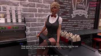 Busty Barista gets her huge tits rizzed by a giant cock