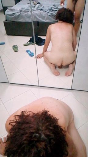 Wife has fun with new 21cm toy