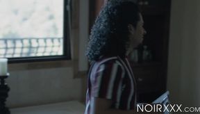 I slide my big black cock into wavy haired Armond Rizzos delicious ass