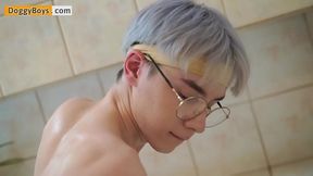 Karol Gajda’s Smooth Teen 18+ Body Shines in Bathroom Solo Session & Ass Play