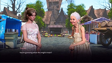 Johannesgaming - update #80 - Village Slut Transformation 5 Lilly and Susan went to the FAIR and she was posing some sexy clothes - May 23, 2024