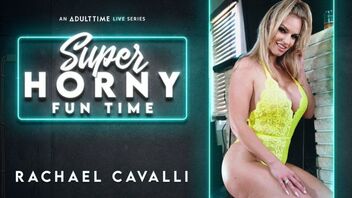 Rachael Cavalli fingers her MILF pussy for webcam show