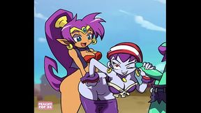 Shantae x Risky Futa with Rottytops
