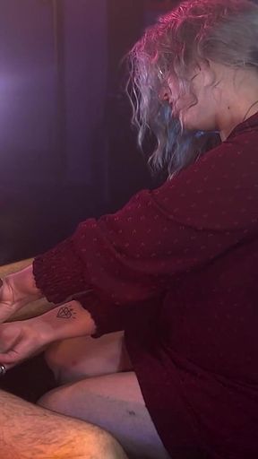 Erotic Handjob From Stepmom