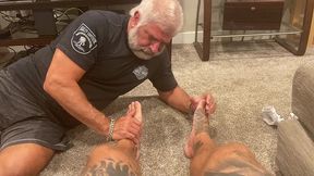 jason collins foot slave worshiping my feet!