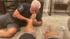 jason collins foot slave worshiping my feet!