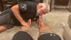 jason collins foot slave worshiping my feet!
