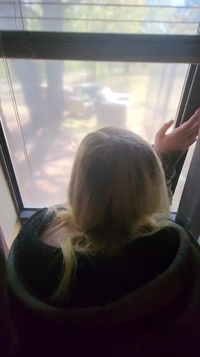 Foxx - Fucking in Front of a Window While Construction Workers Remodel My House