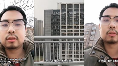 Hard climax in bustling Asian city vlog
