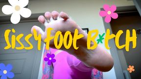 Feet Worship Sissy Foot Bitch - POV Blue Balls