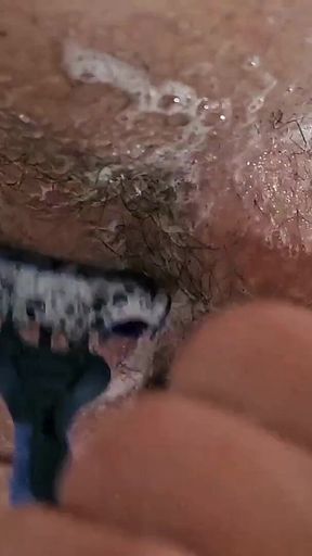 Shaving His Dick Before Our Shooting