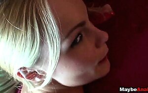 Small blonde teen asshole gets hard cock in it daisy haze 3