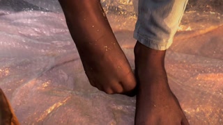 Peeing my jeans through pantyhose and getting my shoes soaked in pee