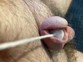 Tampon completely inside and rubbing it out.