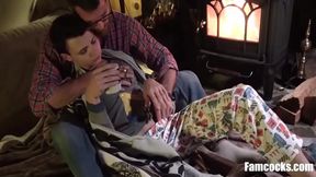 Stepdad Fucks Teen 18+ in Steamy Fireplace Anal Scene – OldYoung 18+ Action