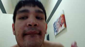 Asian Gets Cum In Mouth After Blowjob