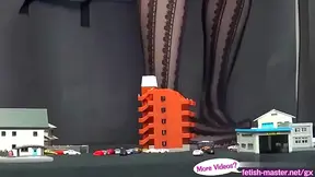 Giantess Grows Huge for Japanese Vore Action & Size-Shifting Fun