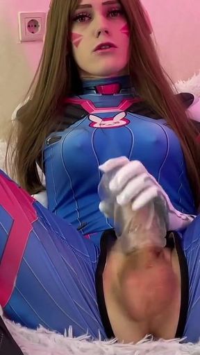 Trans Big Dick Masturbation