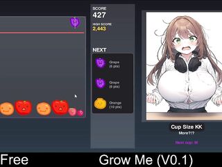 Grow Me (V0.1) (free game itchio) Adult, large-tits, breast-expansion, Erotic, expansion, giantess, growth, inflation, NSFW, weight-gain