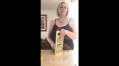 Annabel's Parmesan cheese play