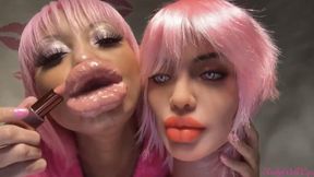 RubyDollLipz's Lipstick #10+Soft Sex Doll Head