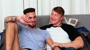 Stagcollective: Big dick Maksim Johnson kissing