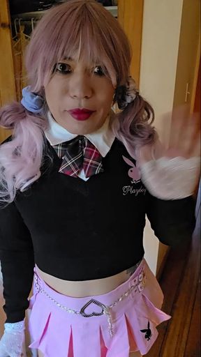 Practicing for Daddy