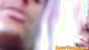 ”Gorgeous vintage stud ravaged by black cock bareback after BJ”