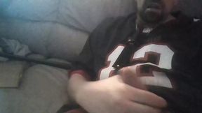 Jacking my hard cock