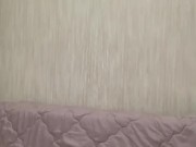 Tattooed russian brunette with african pigtails dancing naked and masturbating