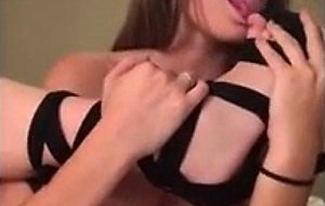 Slutty brunette