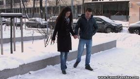 ”Curly teen sucking shaft”