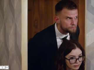 MILFY Insatiable Holly seduces bartender & his GF Leana