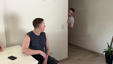 Sexy Femboy's First Time getting Fucked by Big Step-Bro