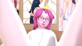 princess bubblegum and marceline the vampire double dildo adventure time