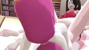 princess bubblegum and marceline the vampire double dildo adventure time