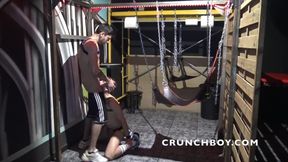 Marco RUSH Porked Sans A Condom by Alexis CLARK for Crunchboy in the Firewood