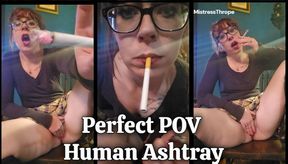 Perfect POV Human Ashtray