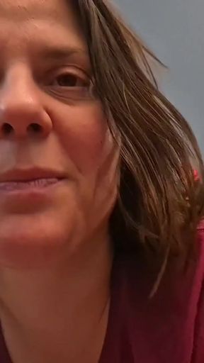 Milf doggy cumming and woken cum surprise   Clip 2