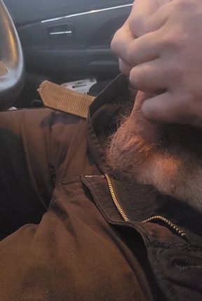 Public Jerk in the Car with a Condom.