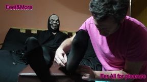 The monster tickle, worship and jerk off