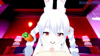 Usada Pekora and I have intense sex at a love hotel. - Hololive VTuber POV Hentai