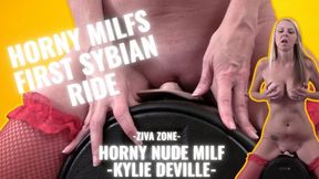 HD Kylie Deville - Horny MILF First Sybian Ride