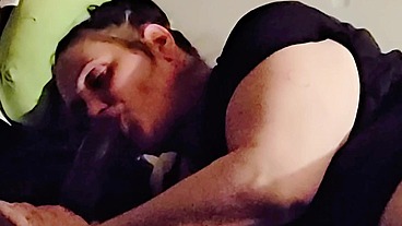 Straight A student hits his mark for gumjobs from step mom
