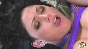 Slutty girl wants real cock after playing with huge dildo