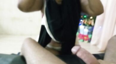 BBW latina milf fucking hard with big ass missionary on Christmas