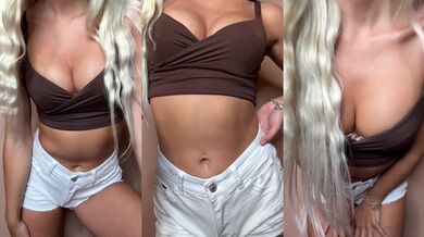 Blonde teen humiliates small dick JOI in college femdom SPH