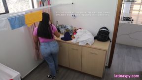 Thick Maid with Huge Natural Breast Part 1
